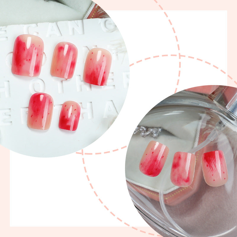 Stylisches Marmor-Finish Press-On-Nagelset Karnz