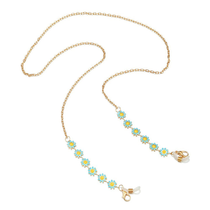 Floral Charm Brillen Kette Karnz