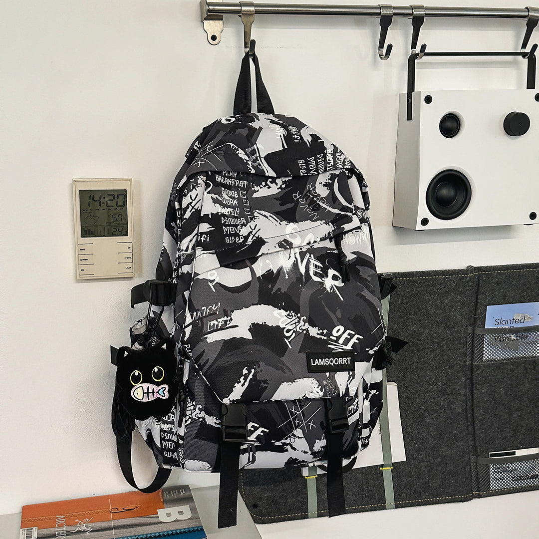 Graffiti Druck Freizeit Rucksack Karnz