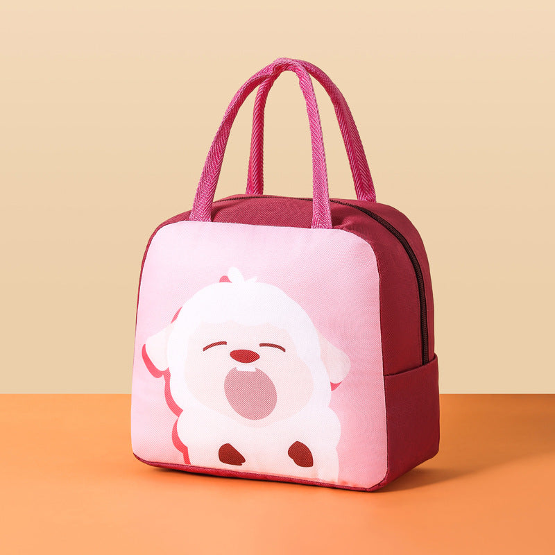 Süßes Tier Isolierte Lunch Tasche Karnz