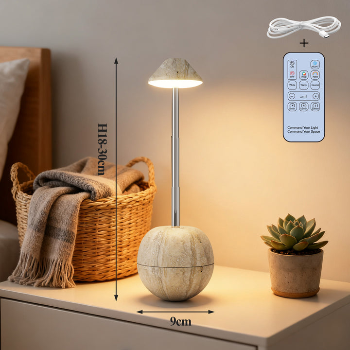 Verstellbare LED-Schreibtischlampe mit Fernbedienung