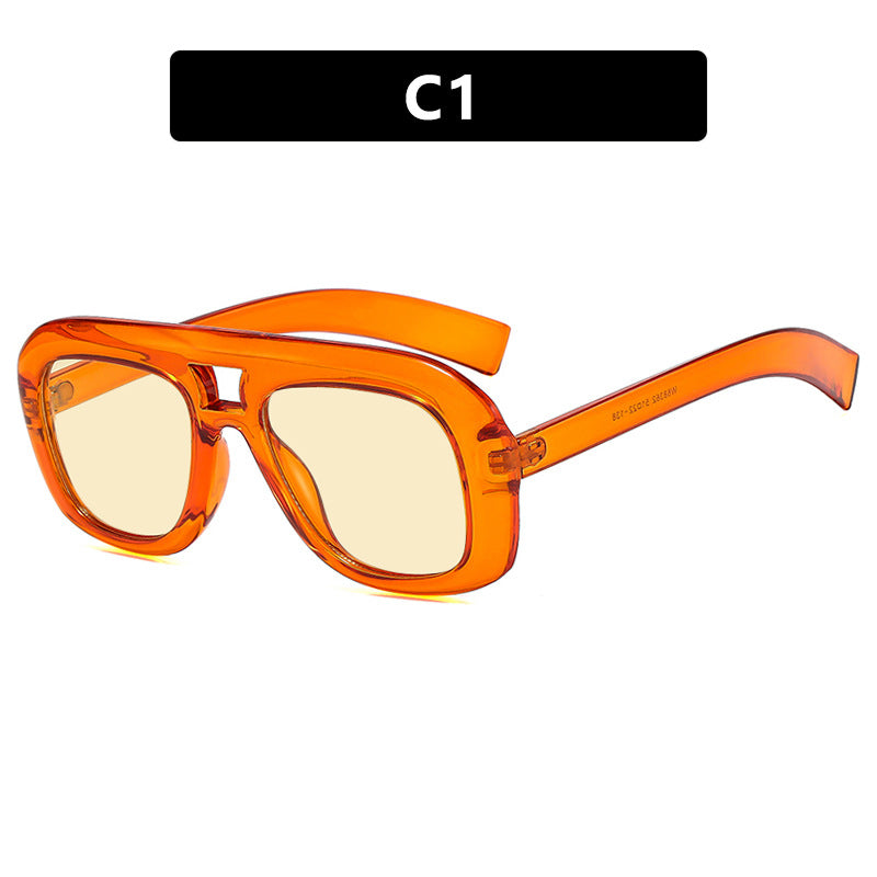 Damen markante Sonnenbrille im eleganten Stil Karnz