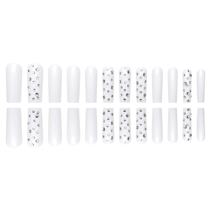 Dekorative Strass-Nagelspitzen Karnz