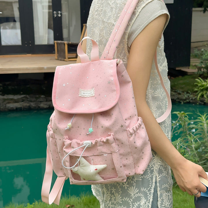 Fun Star-Embellished Mini-Rucksack Karnz