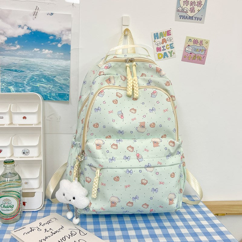 Verspielter Charakterdruck Rucksack