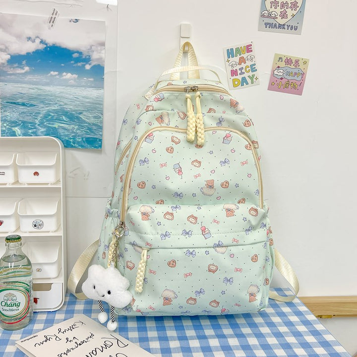 Verspielter Charakterdruck Rucksack