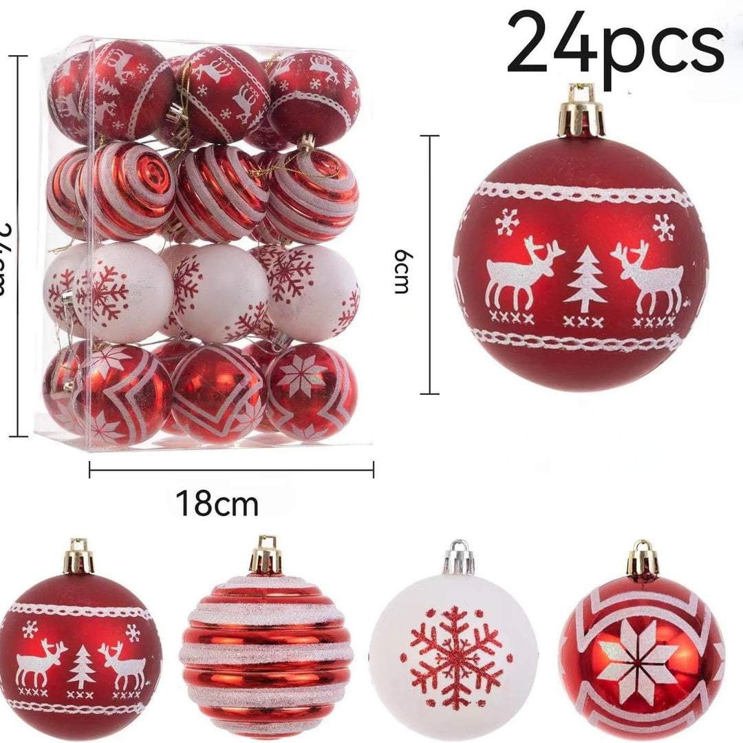 Festliche dekorative Weihnachtsornament-Set Karnz