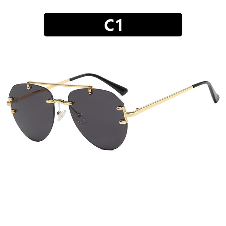 Damen trendige Sonnenbrille im eleganten, polygonalen Design Karnz
