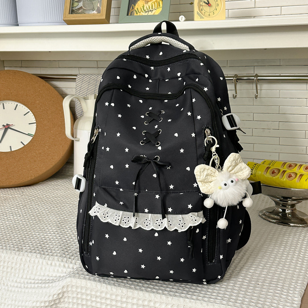 Dekorativer Sternmuster-Rucksack Karnz 1791205780