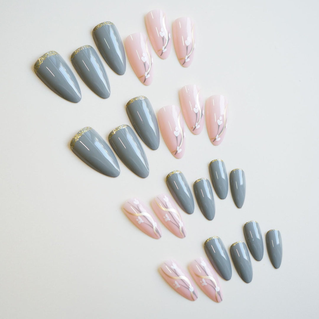 Künstlerisches Press-On Nageldesign Set