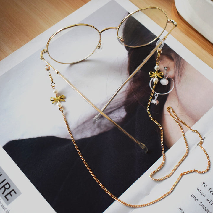 Elegante mit Perlen akzentuierte Brillenketten Karnz 1786692339