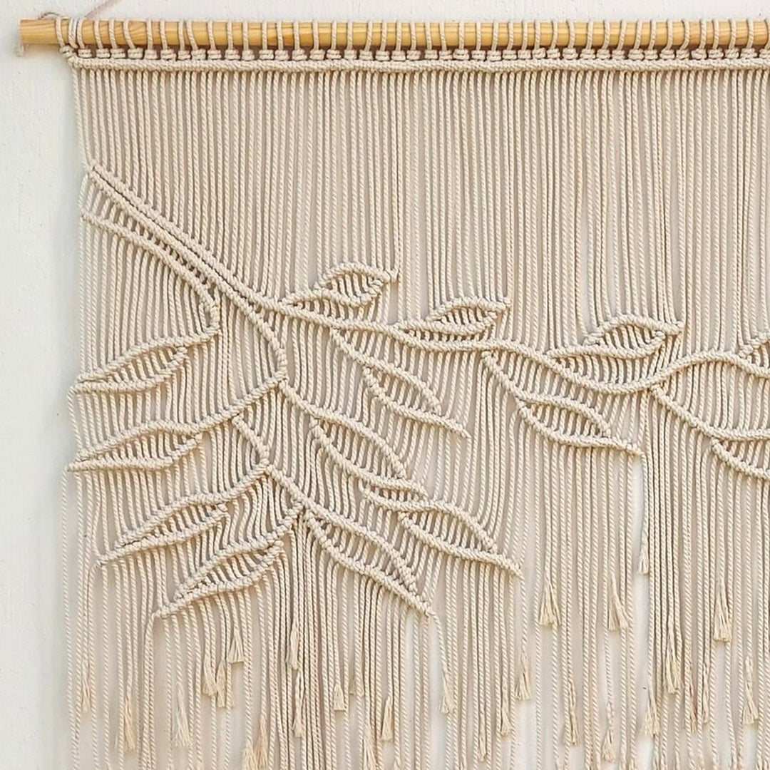 Woven Macrame Wandkunst Dekor Karnz