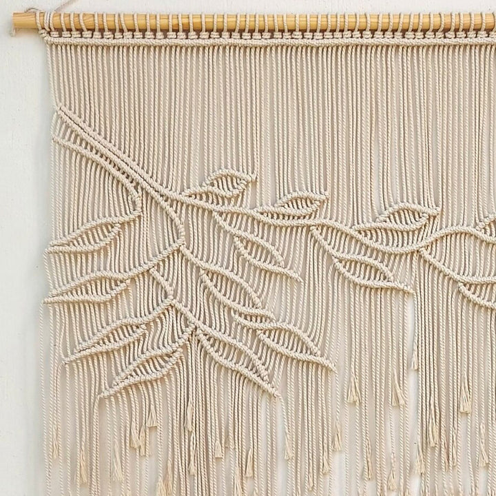 Woven Macrame Wandkunst Dekor Karnz