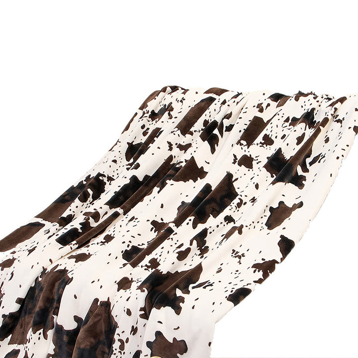 Weiches Gewebe Zebra Muster Fleece-Decke