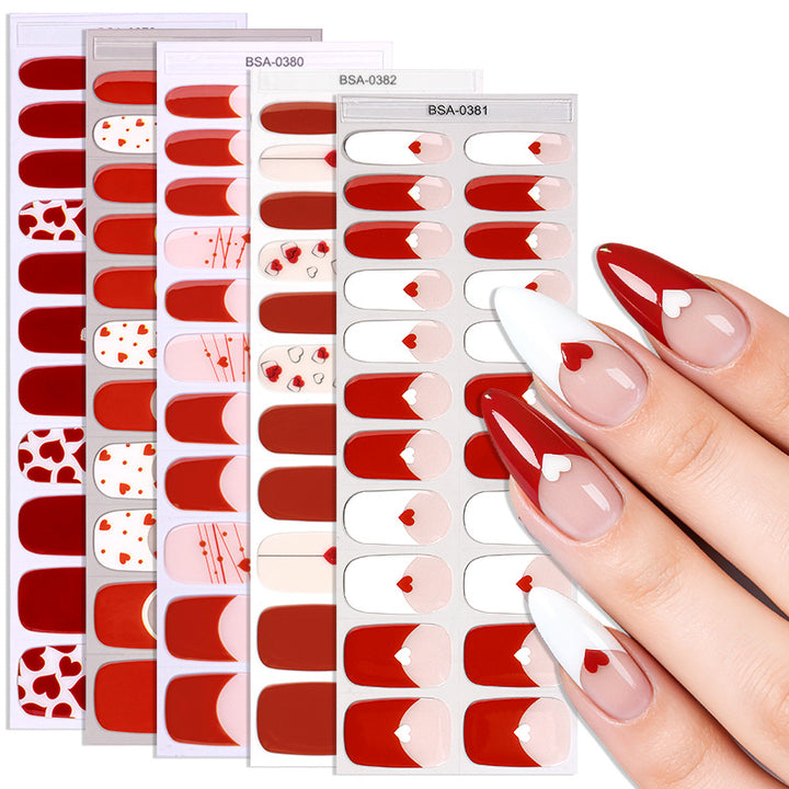 Funkelnde Geschenke-Themen Nagelkunst-Wickel