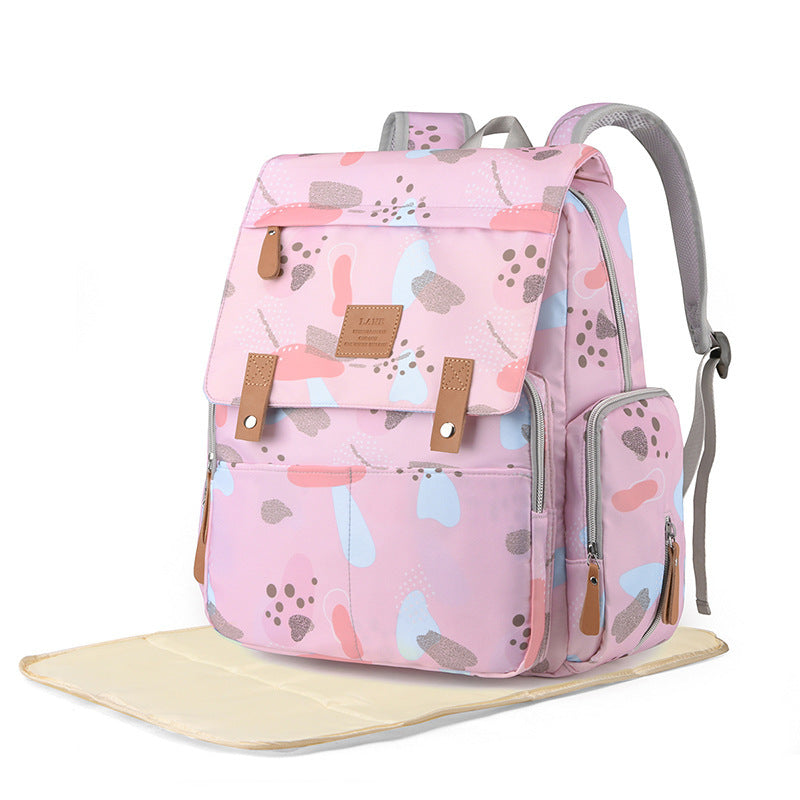 Vielseitiger Rucksack mit Blumenmuster Karnz