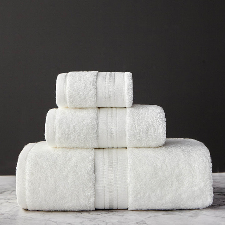 Premium ägyptisches Baumwoll-Bade- und Handtuchset Dick Ultra-absorbierend Plüsch