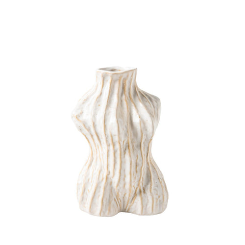 Konturiertes Bust-Shape Dekoratives Keramikvase