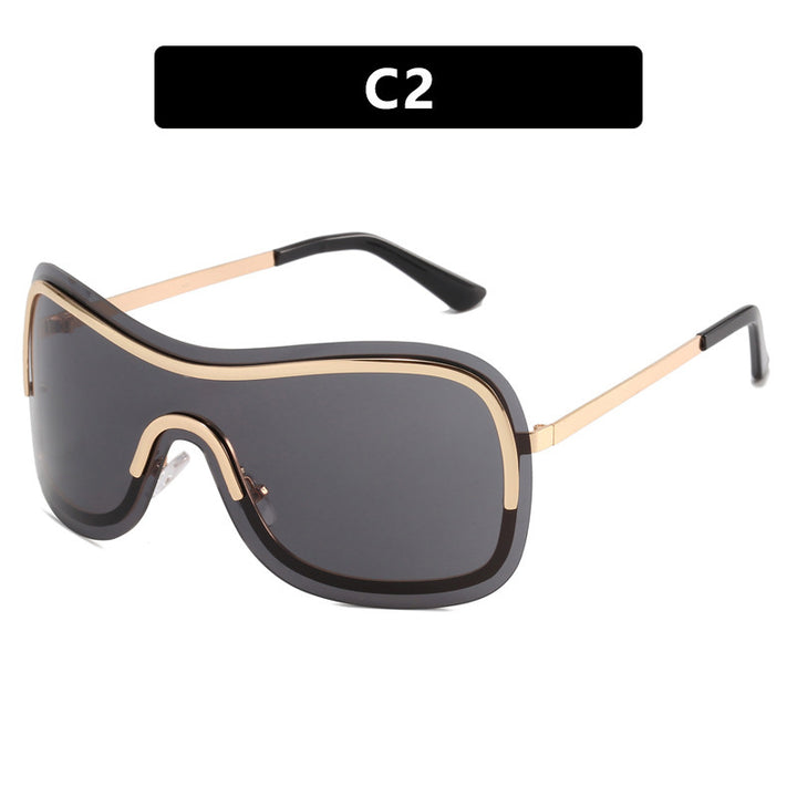 Damen sportliche Oversized-Sonnenbrille mit elegantem Design Karnz