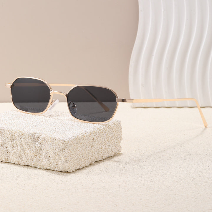 Geometrische Designer-Sonnenbrille Karnz
