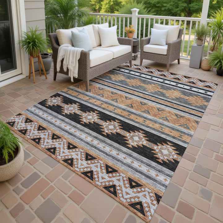 Geometrisches Muster Outdoor-Teppich