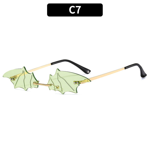 Künstlerische Fledermausförmige Sonnenbrille