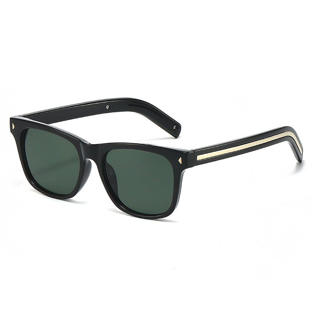 Retro-inspirierte Flachrahmen-Sonnenbrille Karnz