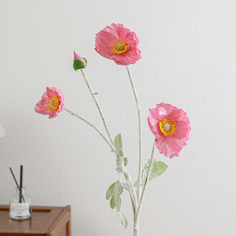 Dekorativer Kunst-Mohnblumenstrauß Karnz