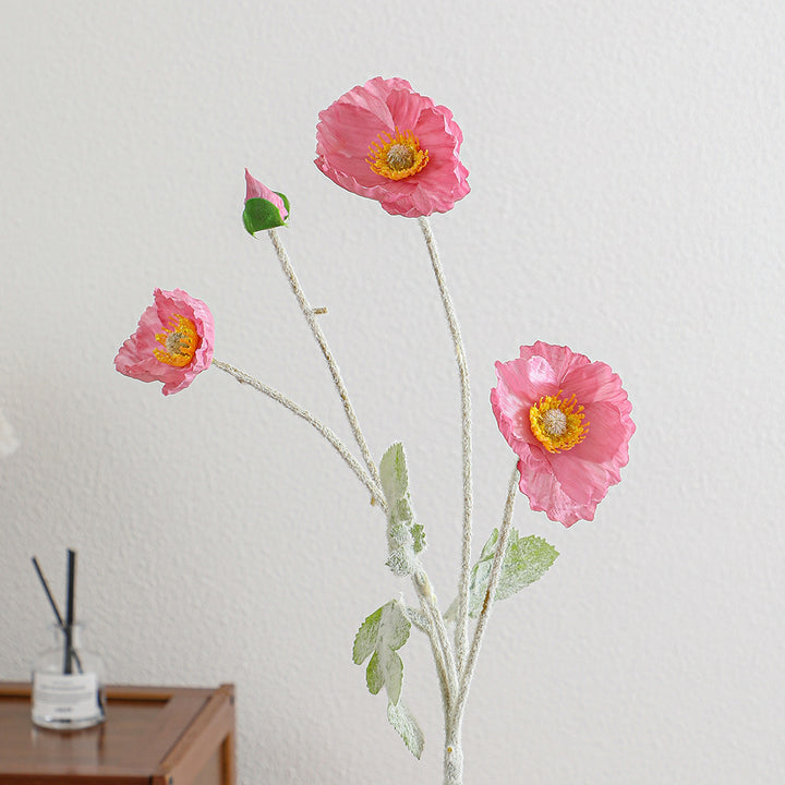 Dekorativer Kunst-Mohnblumenstrauß Karnz