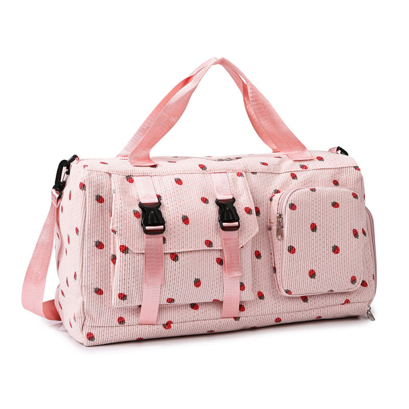 Blumenmuster Reise Duffel