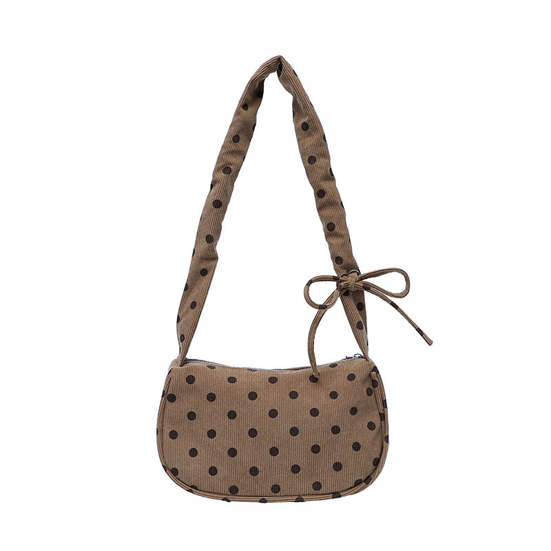 WoVintage Polka Dot Umhängetasche Karnz