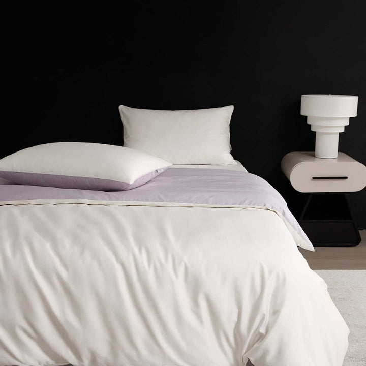 Wendbare Premium-Baumwollsatin-Bettgarnitur mit seidenweichem Finish
