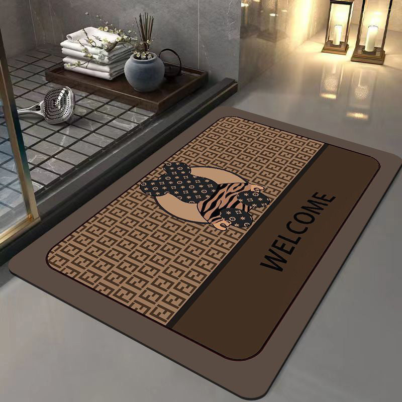 Luxuriöse abstrakte Design-Badematte