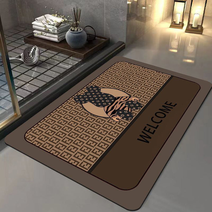 Luxuriöse abstrakte Design-Badematte