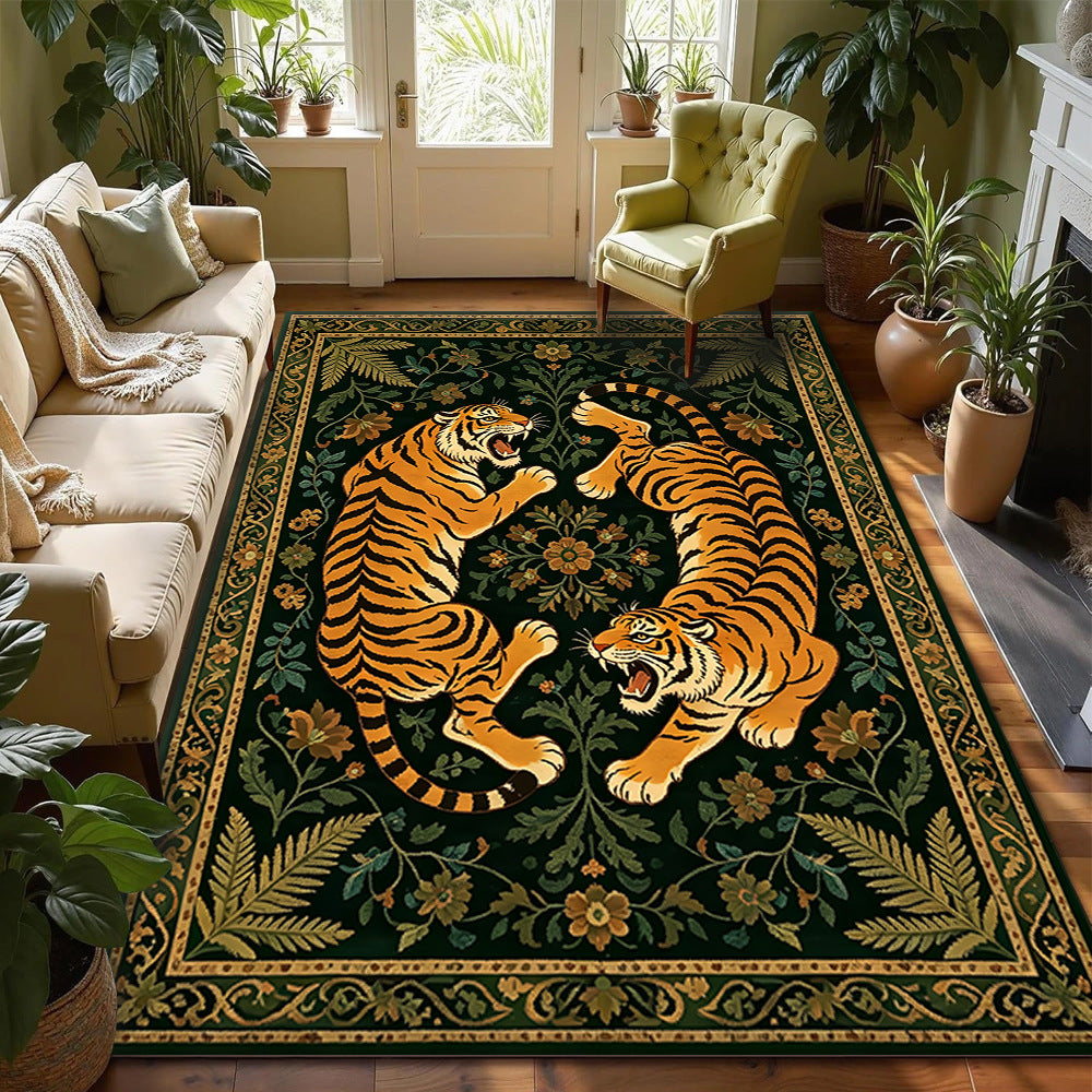 Künstlerischer Tigerprint-Teppich