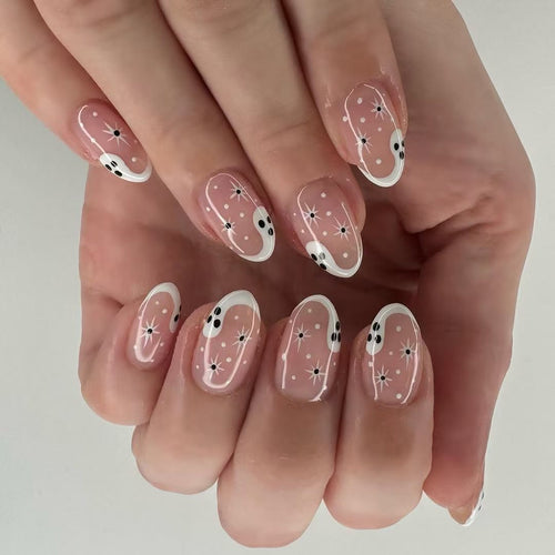 Künstlerisches Press-On Nagelset