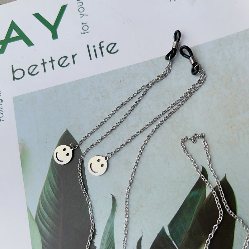 Chic Smiley Face Brillenband Karnz