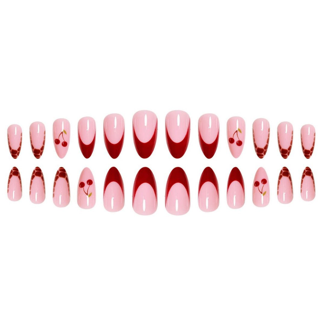 Künstlerisches Kirsch Nageldesign Extensions Karnz