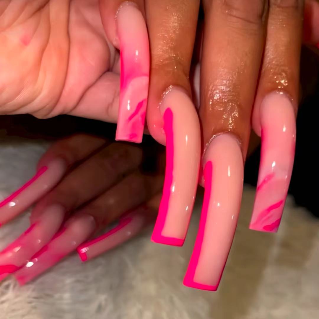 Stiletto Nagelkunst Erweiterungen Karnz