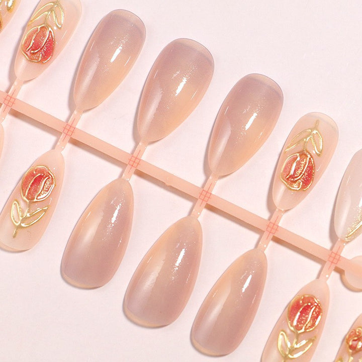 Elegante Press-on-Nagelset Karnz