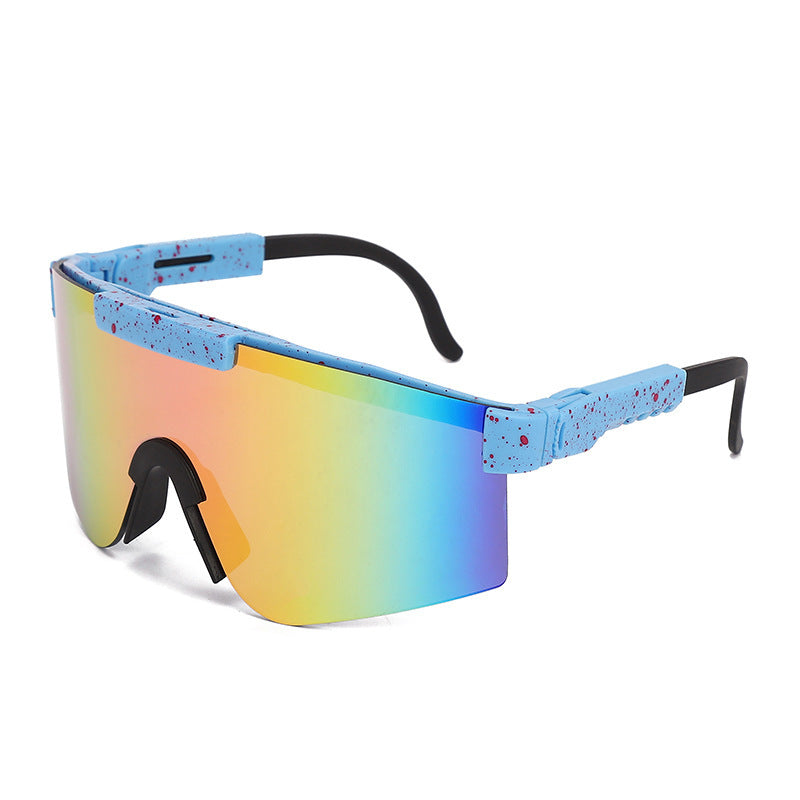 Damen Sportliche Statement-Sonnenbrille im modernen Design Karnz