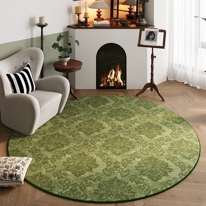 Runder Vintage Teppich