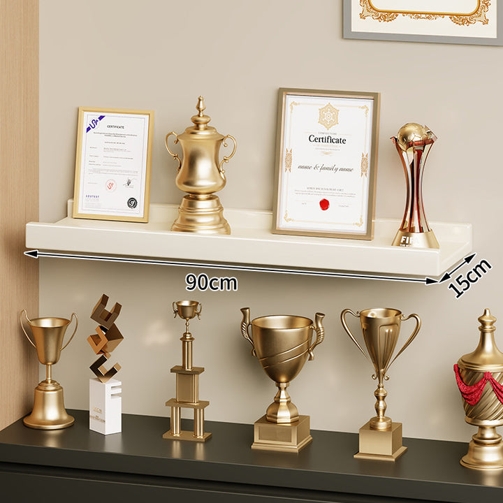 Wandmontierte Schwimmende Display-Regal Lackiertes Hochglanz-MDF