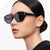 Damen modische Sonnenbrille mit zeitgemäßem Design und schützendem UV-Filter Karnz