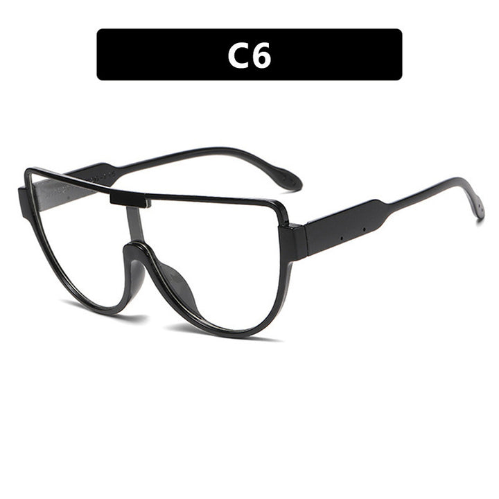 Damen Fashion-Sonnenbrille mit futuristischem Shield-Design Karnz