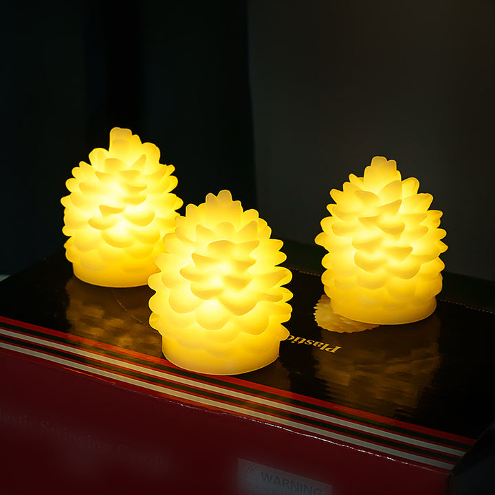 Mini Cone-Schichtige Skulptural Tisch Wax Kerze