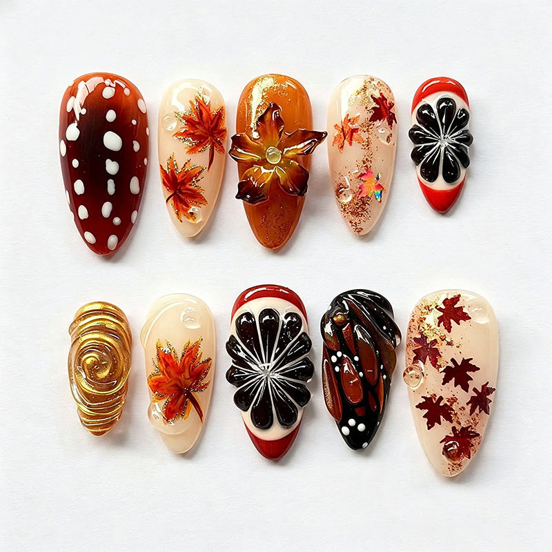 Elegantes Kunstnageldesign Set Karnz