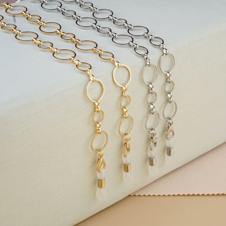 Stylische Link Brillen Kette Karnz