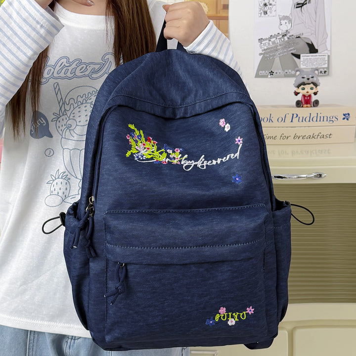 Blumenbestickter Rucksack Karnz 1791206093