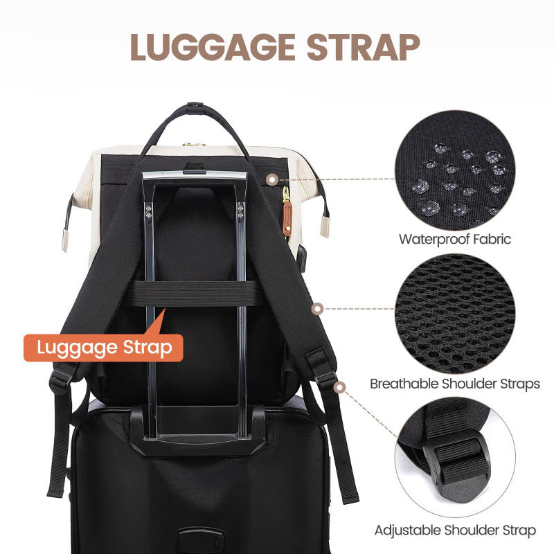 Multifunktionaler Laptop-Rucksack mit Isoliertem Innenfach und Praktischen Außentaschen Karnz